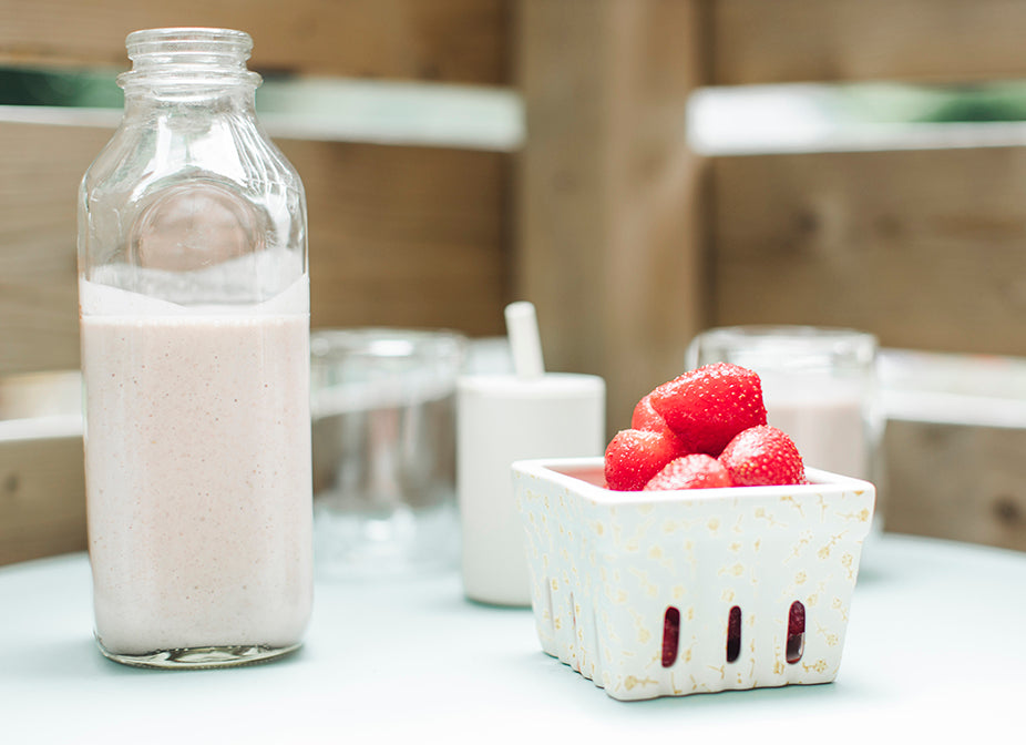 Oat and Strawberry Smoothie &ndash; Belles Combines