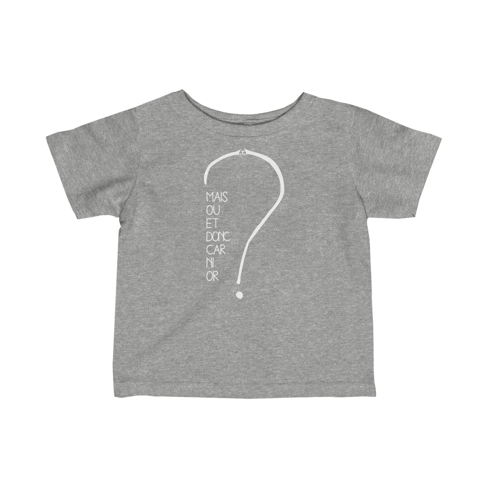 T-shirt pour bébé - Mais où et donc car ni or