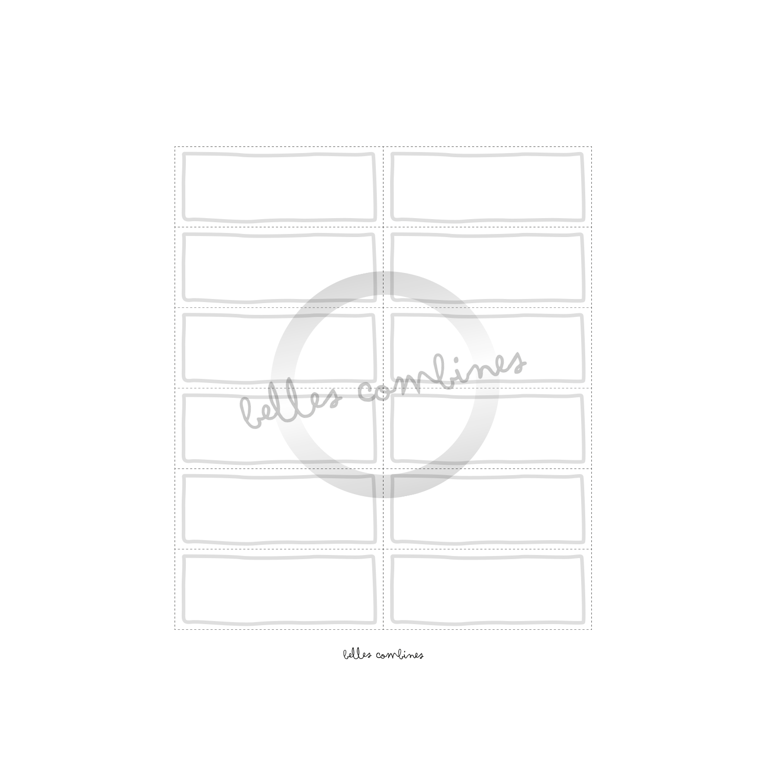 Étiquettes à colorier pour la bibliothèque