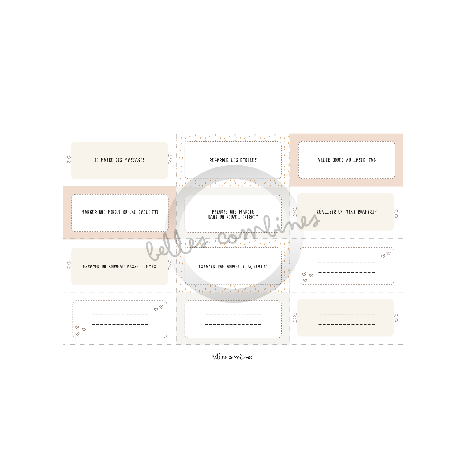 Activités en amoureux