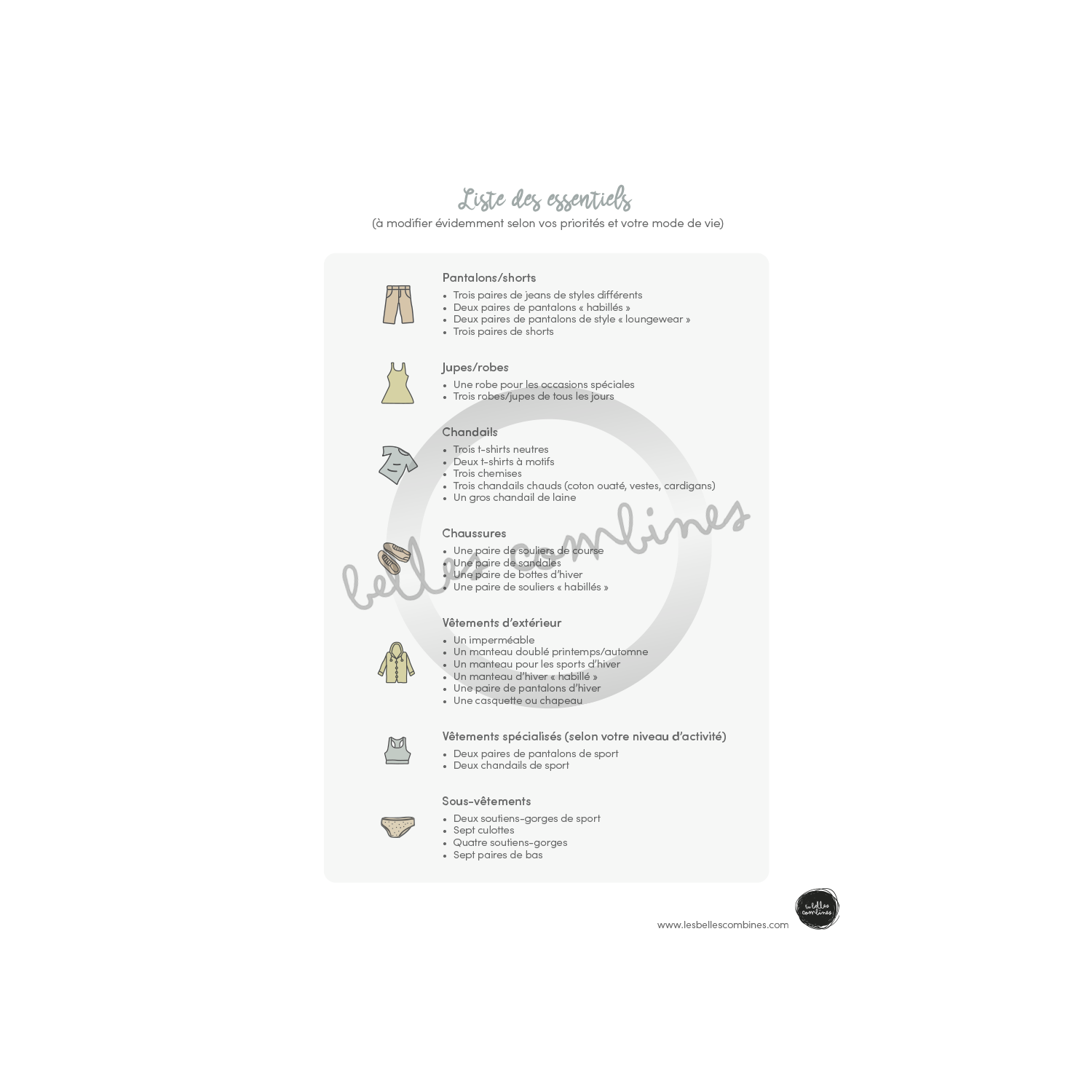 My minimalist wardrobe