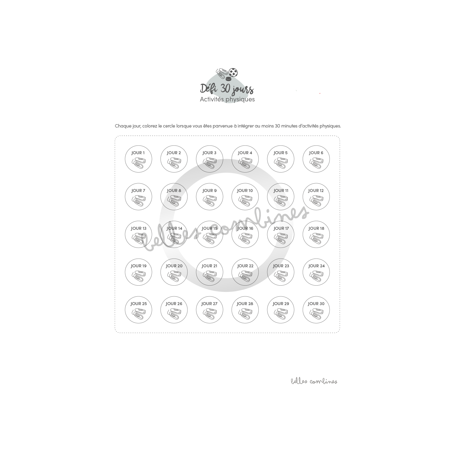 30 Days of Physical Activity Challenge