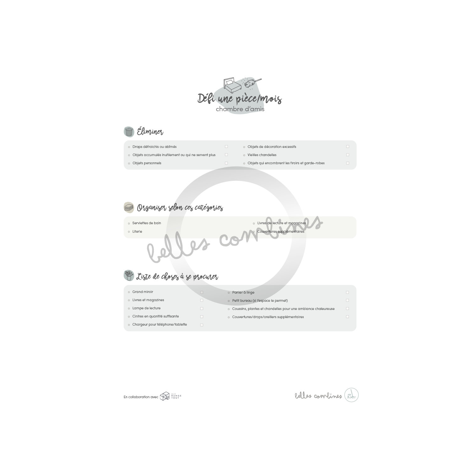 1 room/month guest room challenge