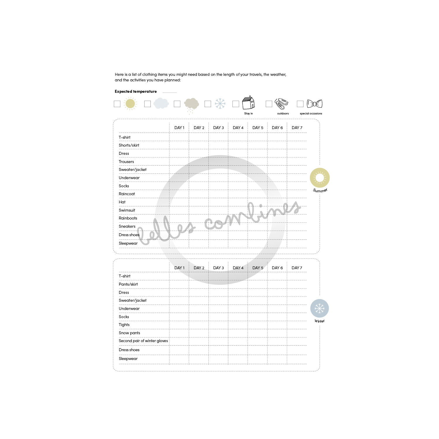 I pack my bags alone