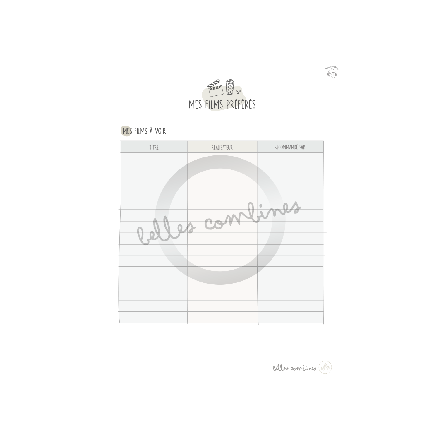 Our film suggestions - Children