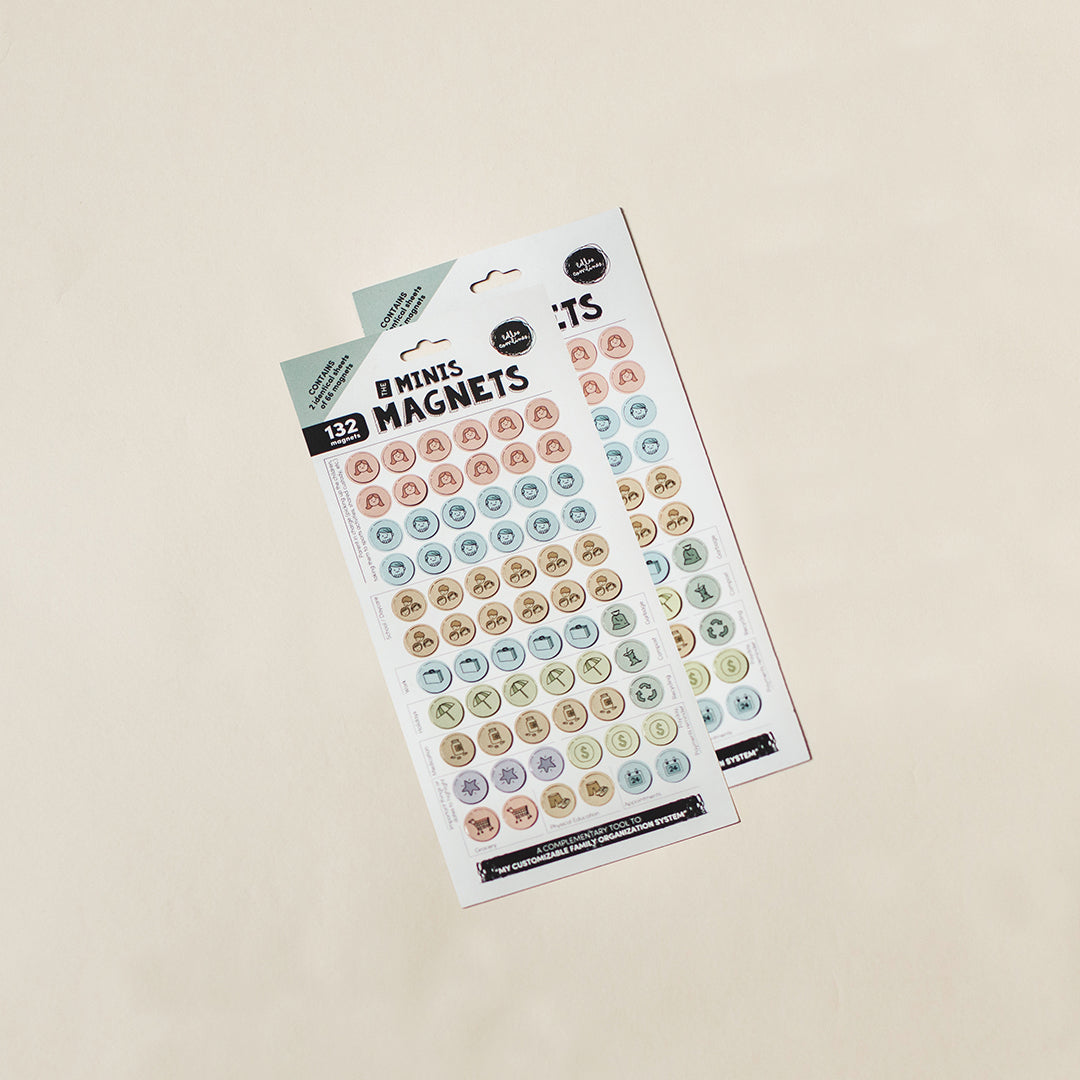 English version of the mini magnets by Les Belles Combines