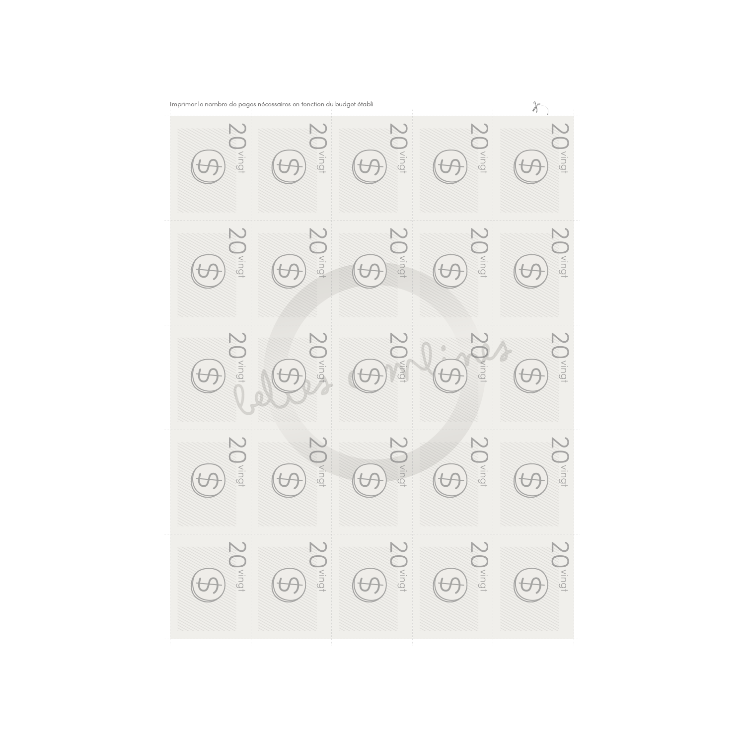 Our budget for spring break