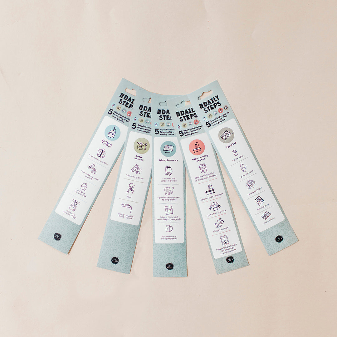 English version of evening routine sequences by Les Belles Combines