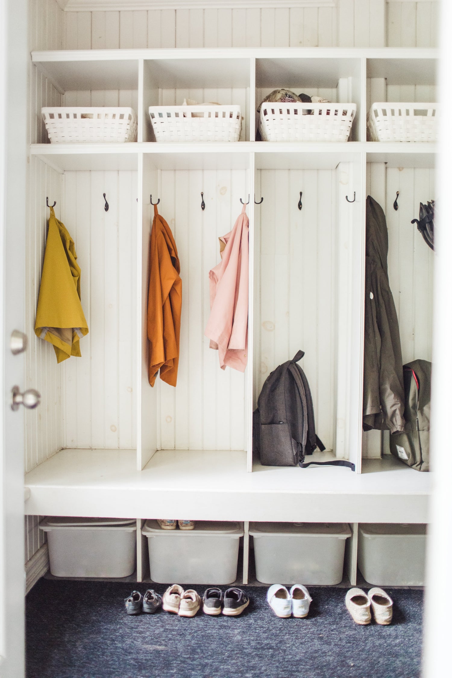 Organiser l'entrée pour la transition printemps/hiver