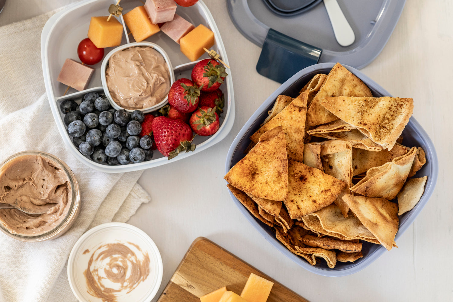 Chips de pitas sucrées ou salées