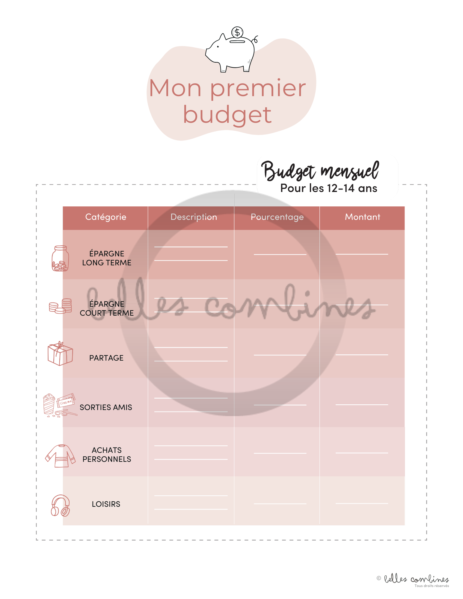 Mon premier budget