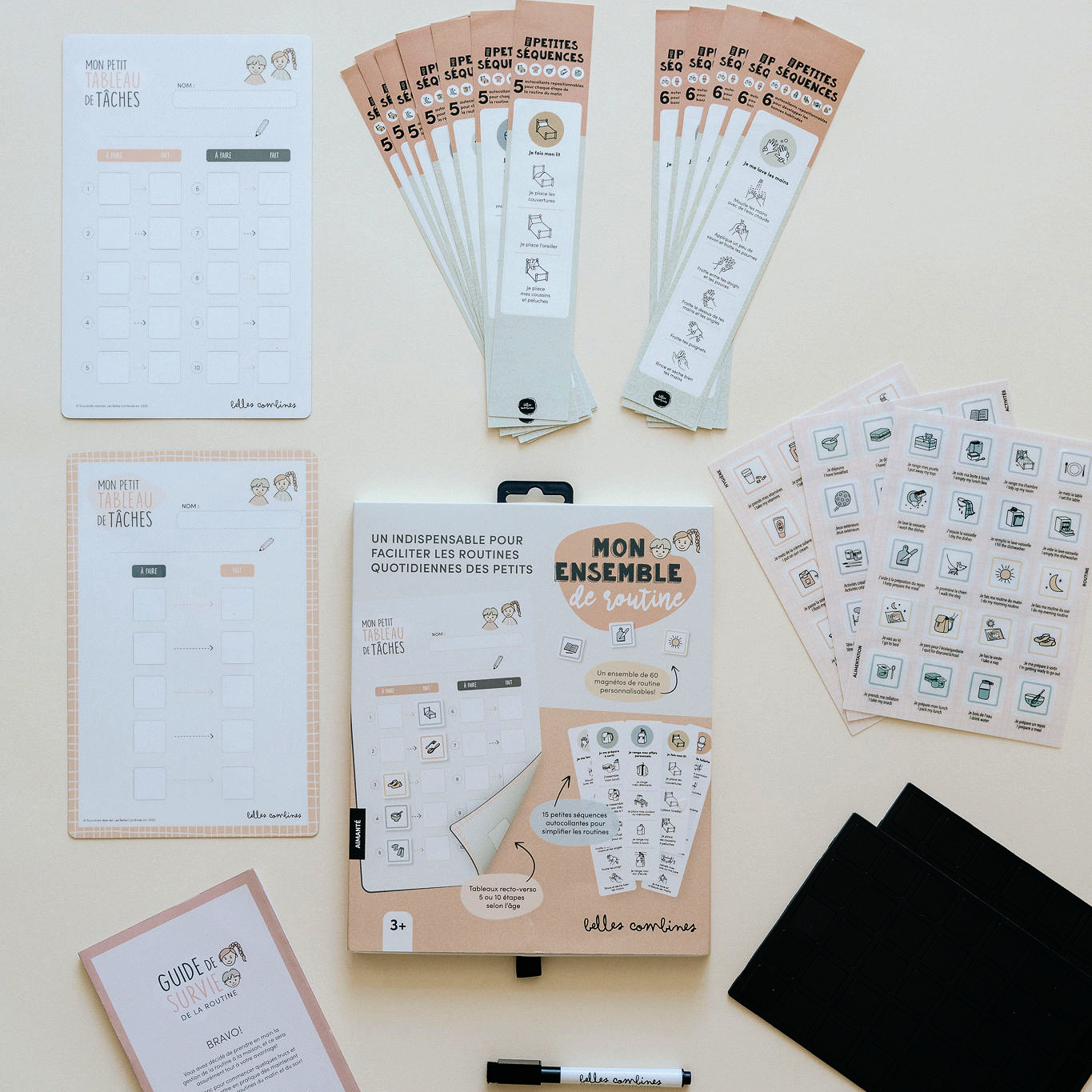 Coffret clés en main - Mon ensemble de routine