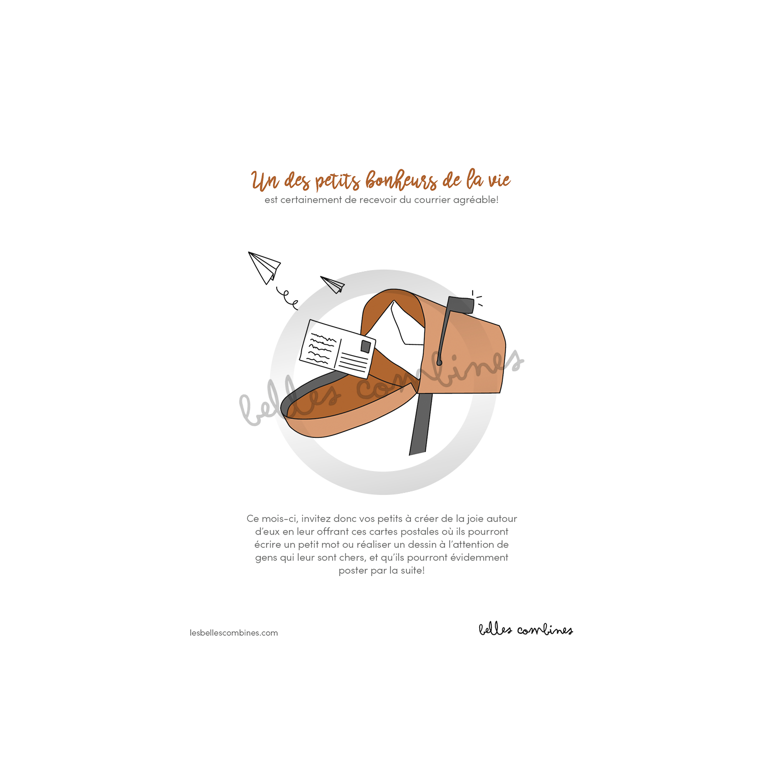 Postcards to personalize