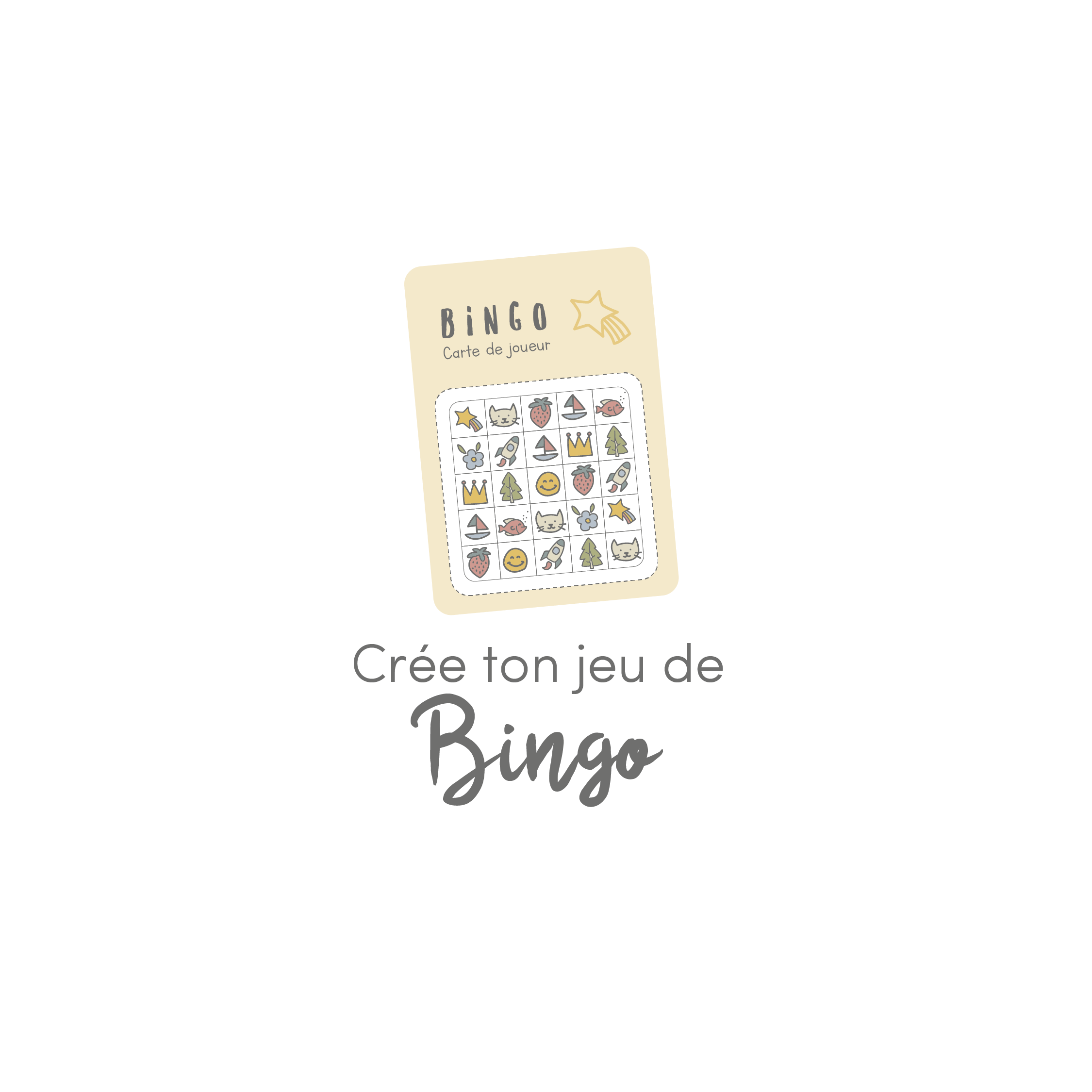 Crée ton jeu de bingo