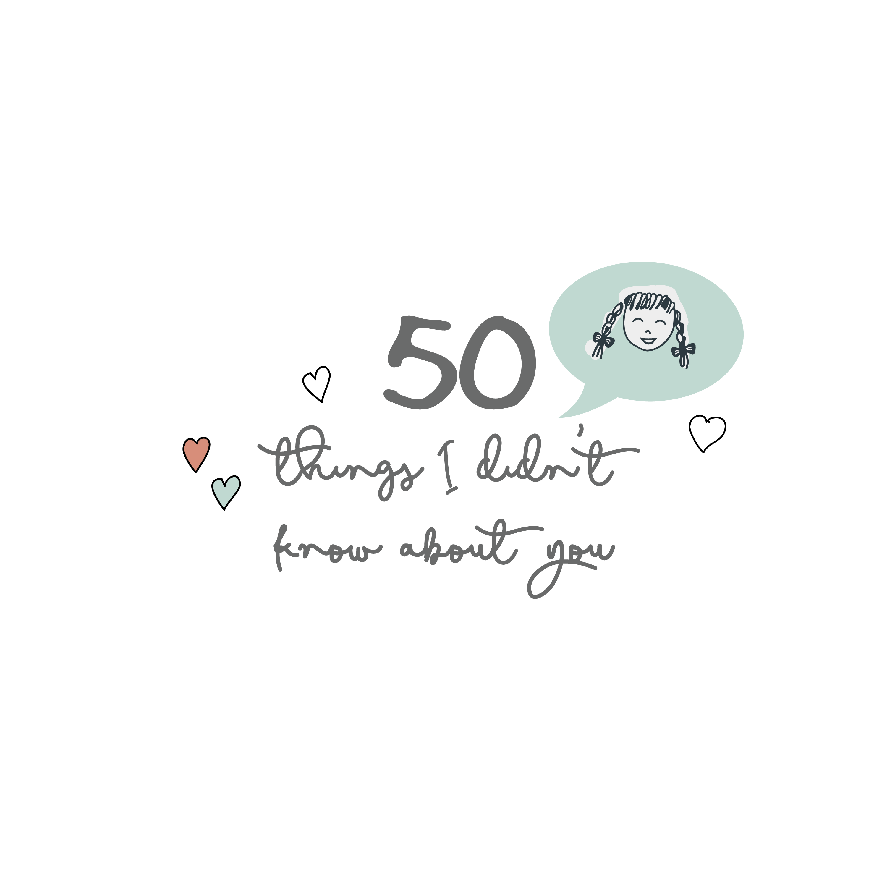English version of the logo of 50 things I didn&