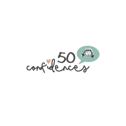 Version française du logo de la petite combine 50 confidences Les Belles Combines