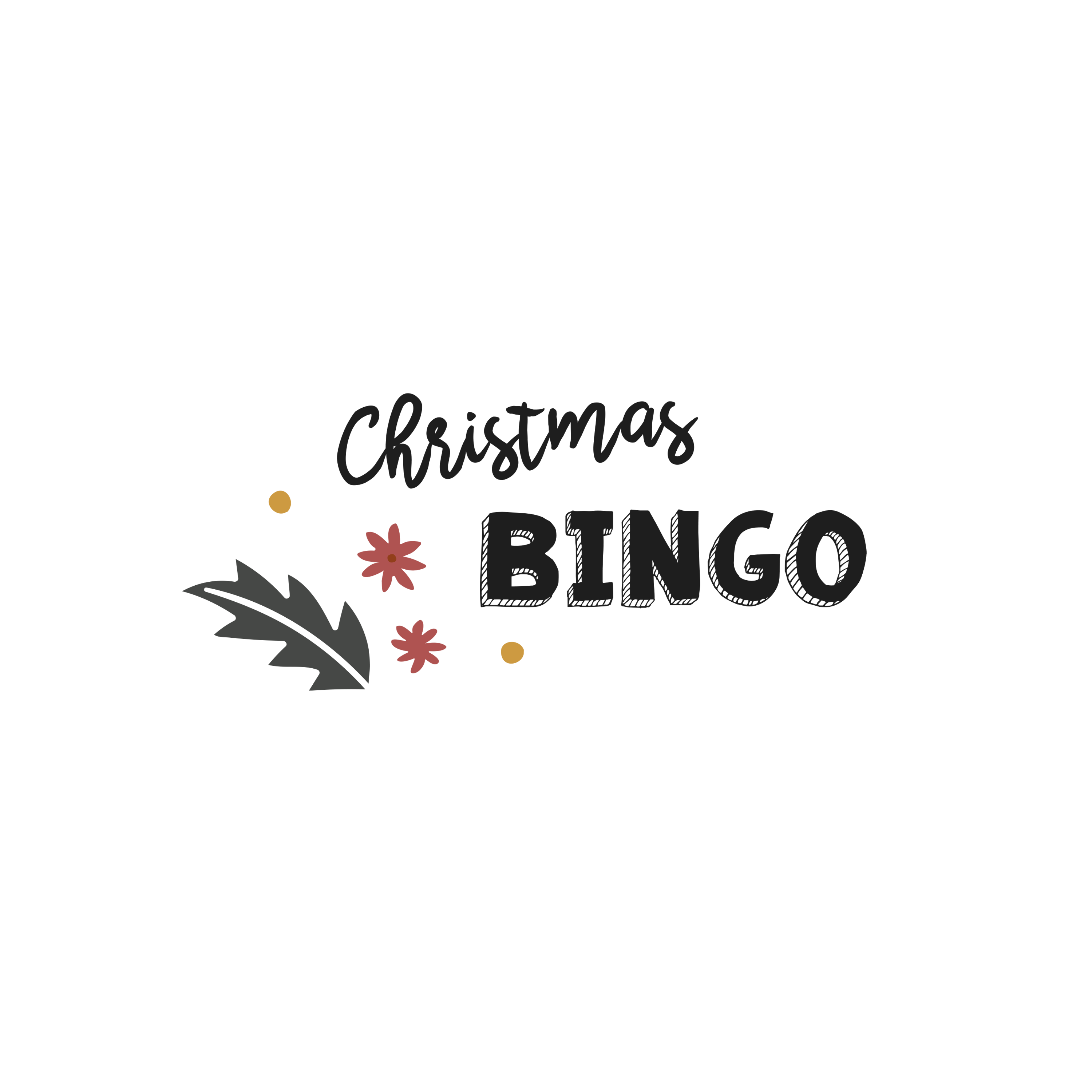 English version of the logo of the christmas Bingo made by Les Belles Combines