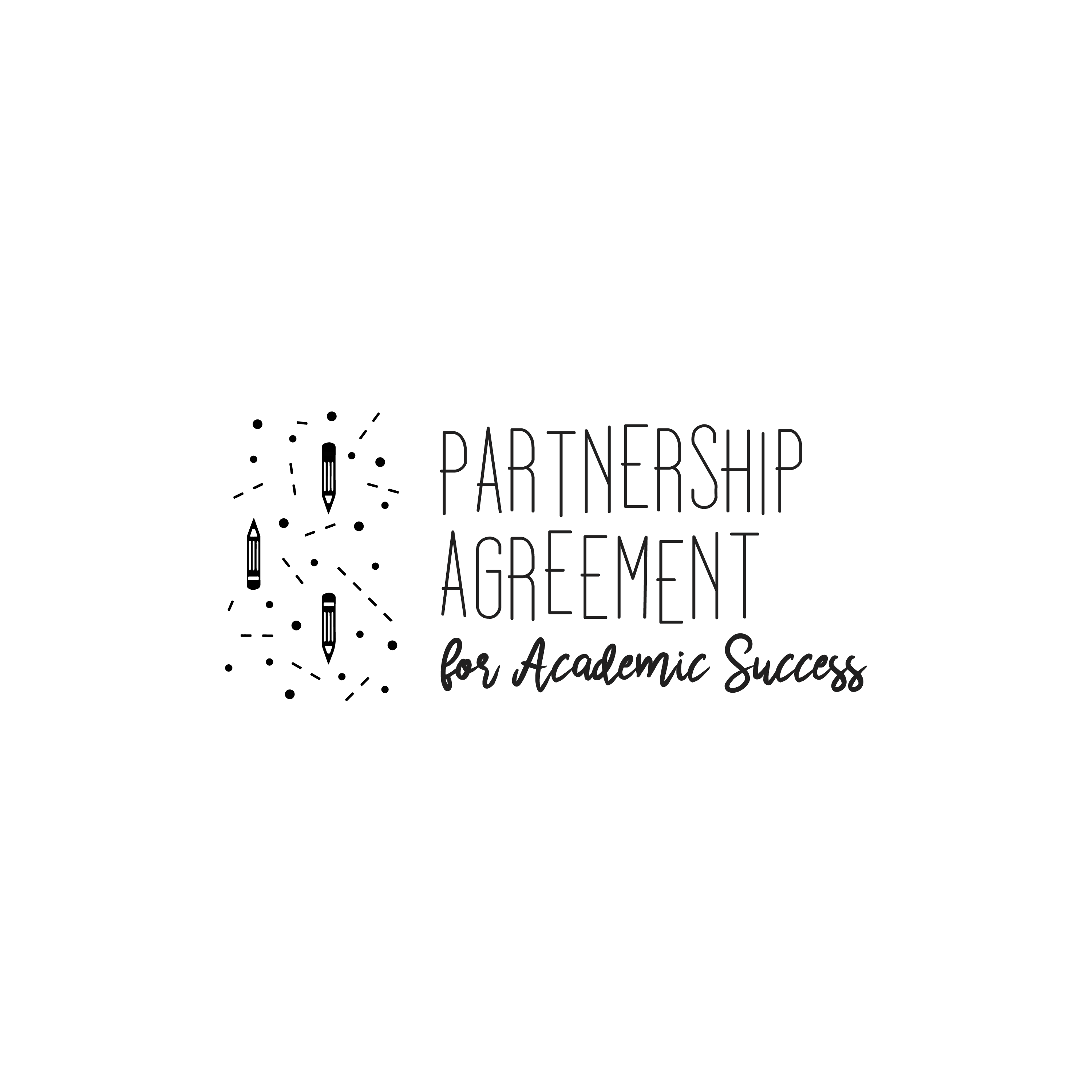 English version of the logo of the partnership agreement for academic success document made by Les Belles Combines