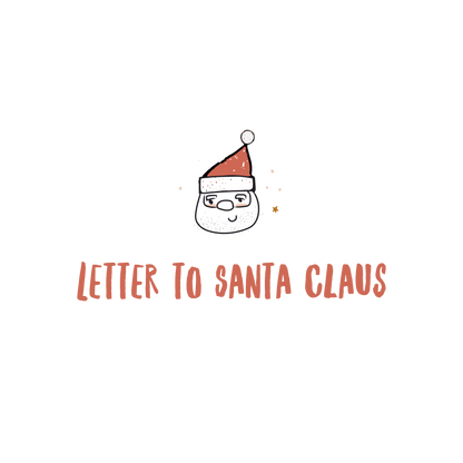 English version of the logo of the Santa Claus letter to print made by Les Belles Combines
