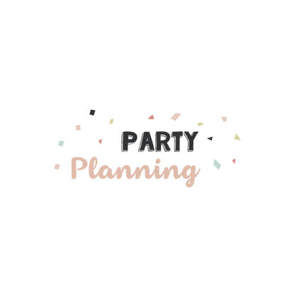 English version of the logo of the document to print Party planning made by Les Belles Combines