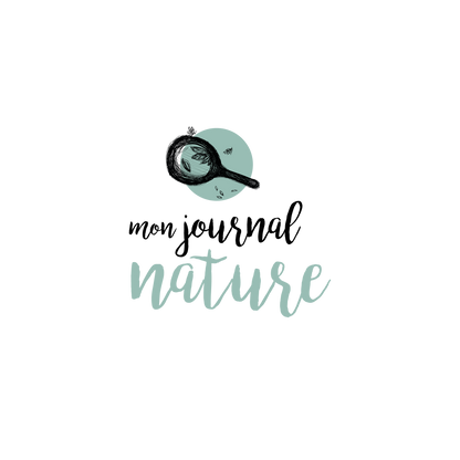 Version française du logo de la petite combine à télécharger et imprimer Mon journal nature par Les Belles Combines