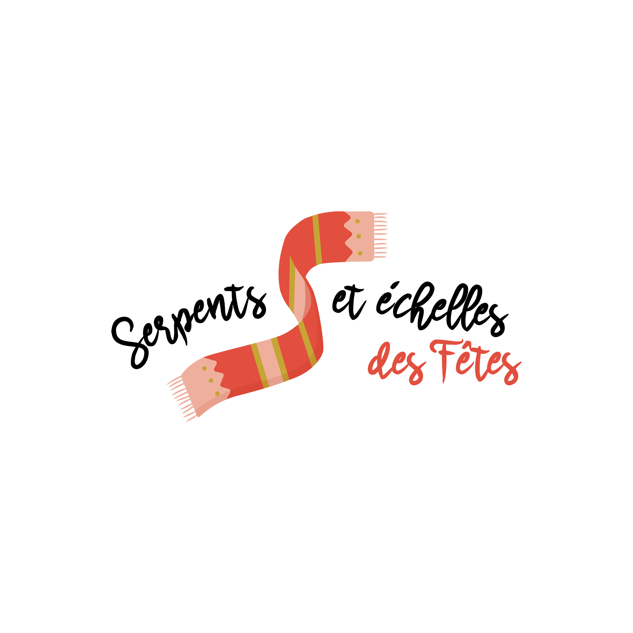 Version française du logo du Serpents et échelles des fêtes Les Belles Combines
